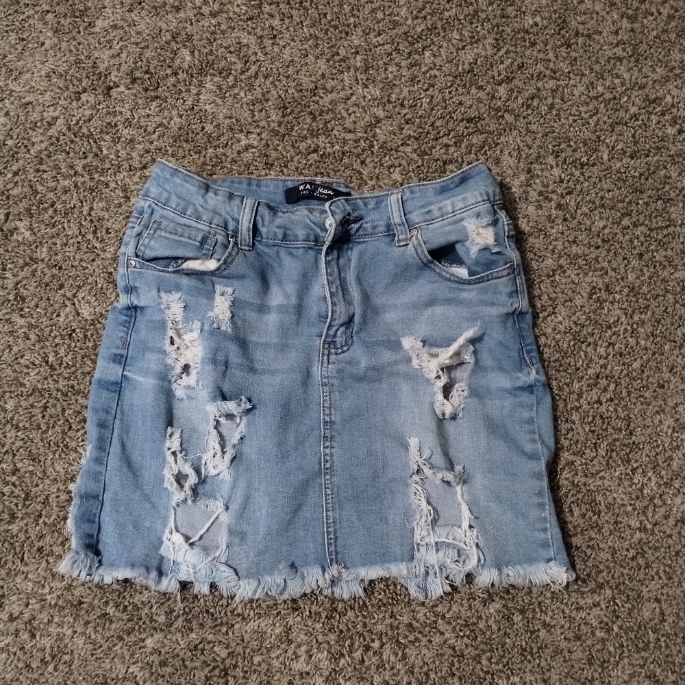 Jean skirt